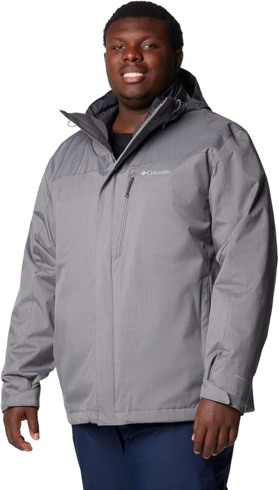 Columbia Whirlbird IV Interchange Jacket WT1155-278 Size 4X Gray